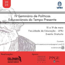 IV Seminário de Políticas Educacionais do Tempo Presente